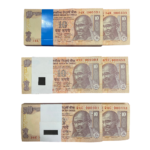 ₹10 Rupee Gandhi Issue Premium TRIO Set | 000301 | 3 Same Serial Number Bundles of 100 Notes | D. Subbarao 2010 | Raghuram Ji Rajan 2013 (Rare) | Y.V. Reddy 2008 (Rare)