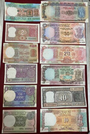 WhatsApp Image 2025-12-21 at 1.32.19 AM Set of 12 Old Indian Currency Notes | Childhood Memories Collection | Vintage Notes Bundle