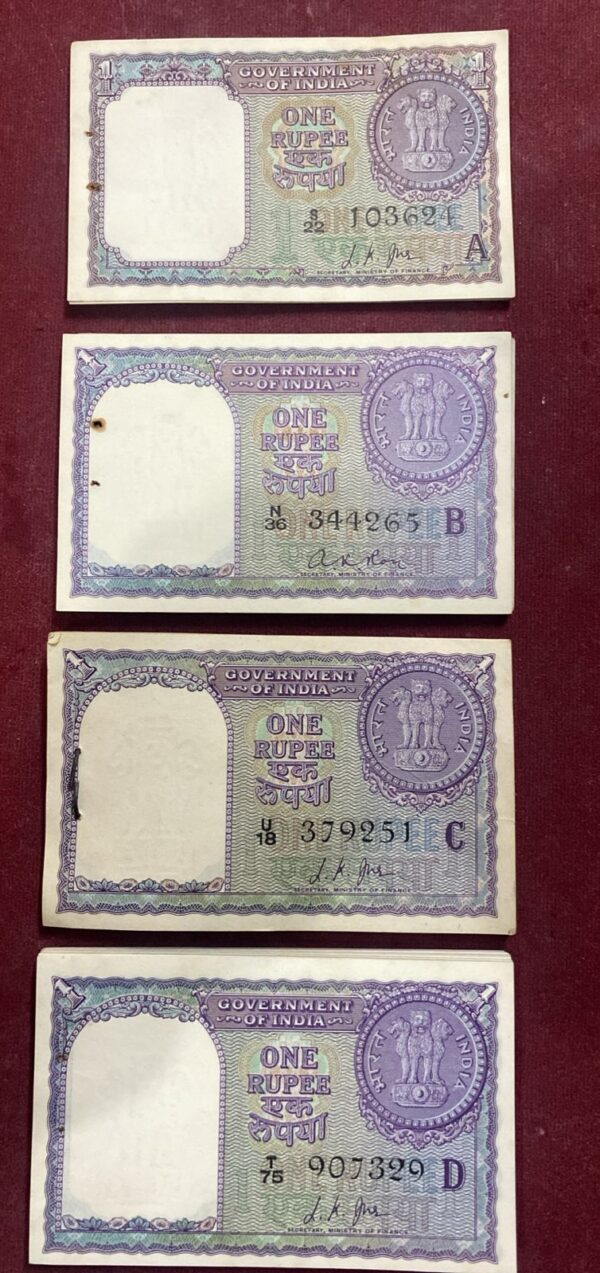 WhatsApp Image 2026-02-16 at 10.10.32 PM ₹1 Rupee Different Inset Set | Insets A–B–C–D | Years 1957 & 1963 | Rare Combo | Collectible