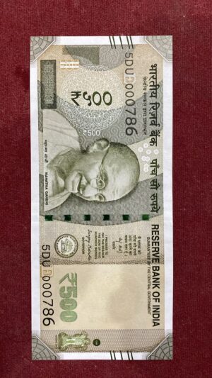 WhatsApp Image 2026-02-19 at 3.30.34 AM ₹500 Rupee 000786 Fancy Note | Collectible