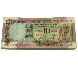 Untitled design (23) ₹10 Rupee Ashoka Pillar Premium Packet | 517801 | Middle 786 Notes (10) | Vintage Indian Currency Collectible
