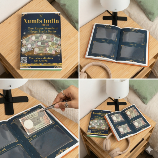 ₹1 Rupee Star Notes Set 2015–2020 | New Pattern Prefix Set | 10 Star Notes Booklet with Info