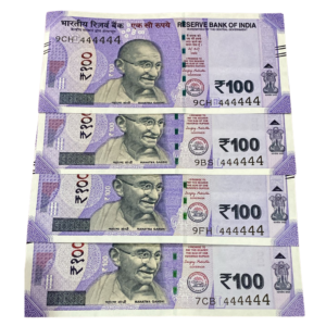₹100 Rupee Solid Fancy Note | 444444 | Special Offer | Rare Indian Currency Collectible