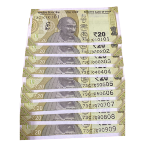 ₹20 Rupee Tripping Set | Same Prefix Notes | Fancy Serial Number Set | Indian Currency Collectible