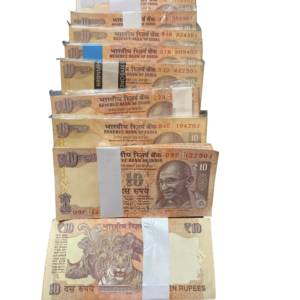 ₹10 Rupee Gandhi Issue Packet | Vintage Indian Currency | Receive Random One Packet | Collectible