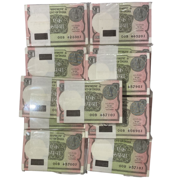 ₹1 Rupee New Pattern 2016 00B Prefix Packet | Receive Random One Packet | Collectible | Condition as per Scan