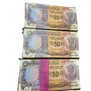 ₹50 Rupee Ashoka UNC Serial Packet | Receive Random One Packet | Collectible | Condition as per Scan