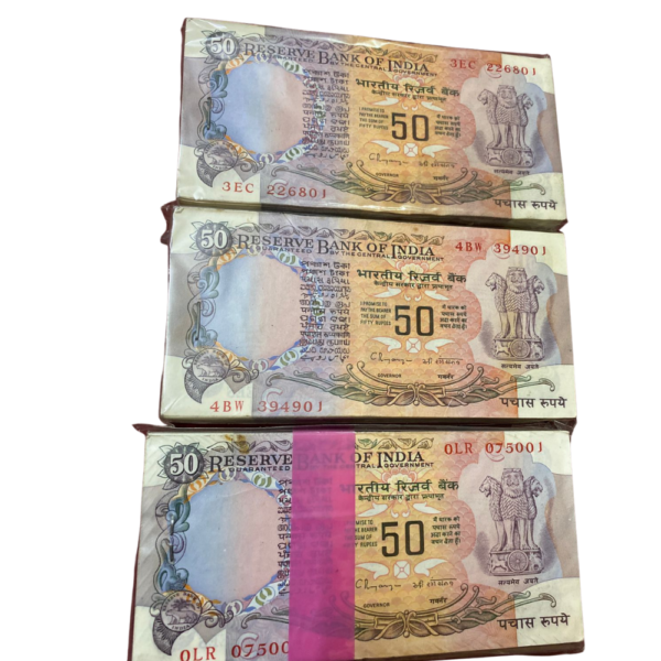 Untitled (1000 x 1000 px) - 2026-05-02T133010.815 ₹50 Rupee Ashoka UNC Serial Packet | Receive Random One Packet | Collectible | Condition as per Scan