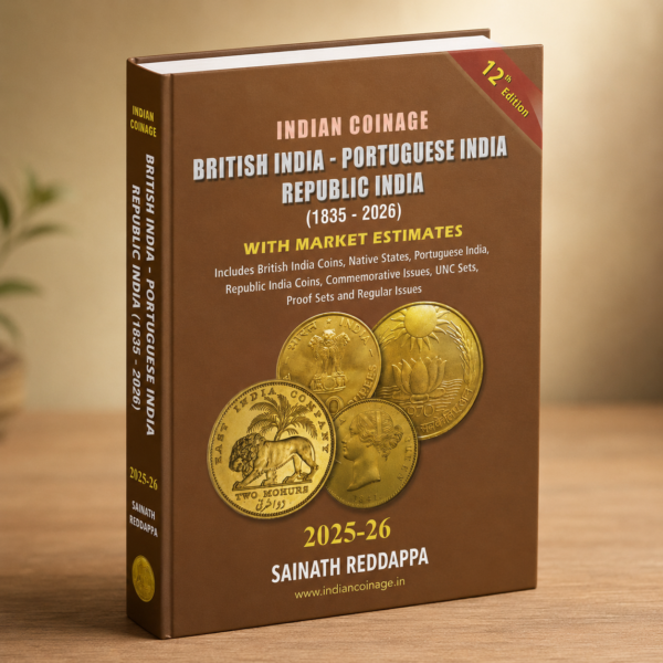 Indian Coinage Book 1835–2026 | 12th Edition | Free ₹1 Rupee New Pattern Set 2015–2020 Booklet | Collectible