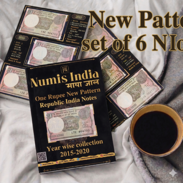 Indian Coinage Book 1835–2026 | 12th Edition | Free ₹1 Rupee New Pattern Set 2015–2020 Booklet | Collectible